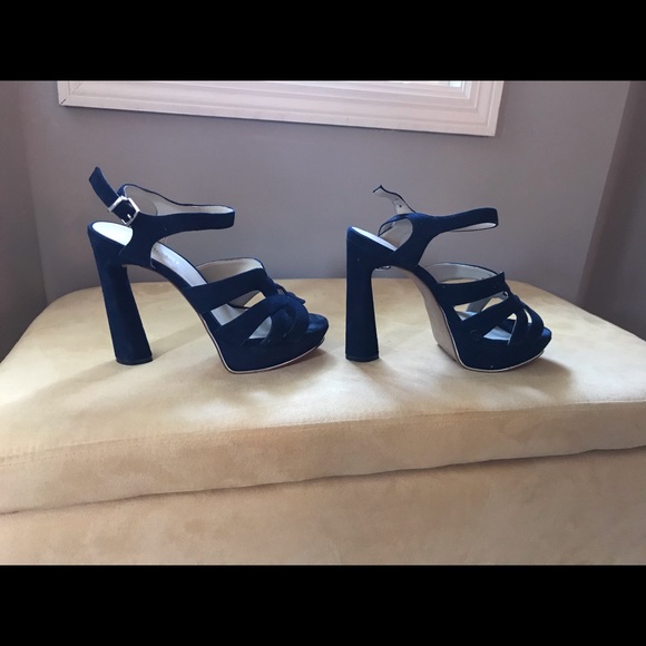 Navy Blue Kenneth Cole New York Sandal - Picture 2 of 6